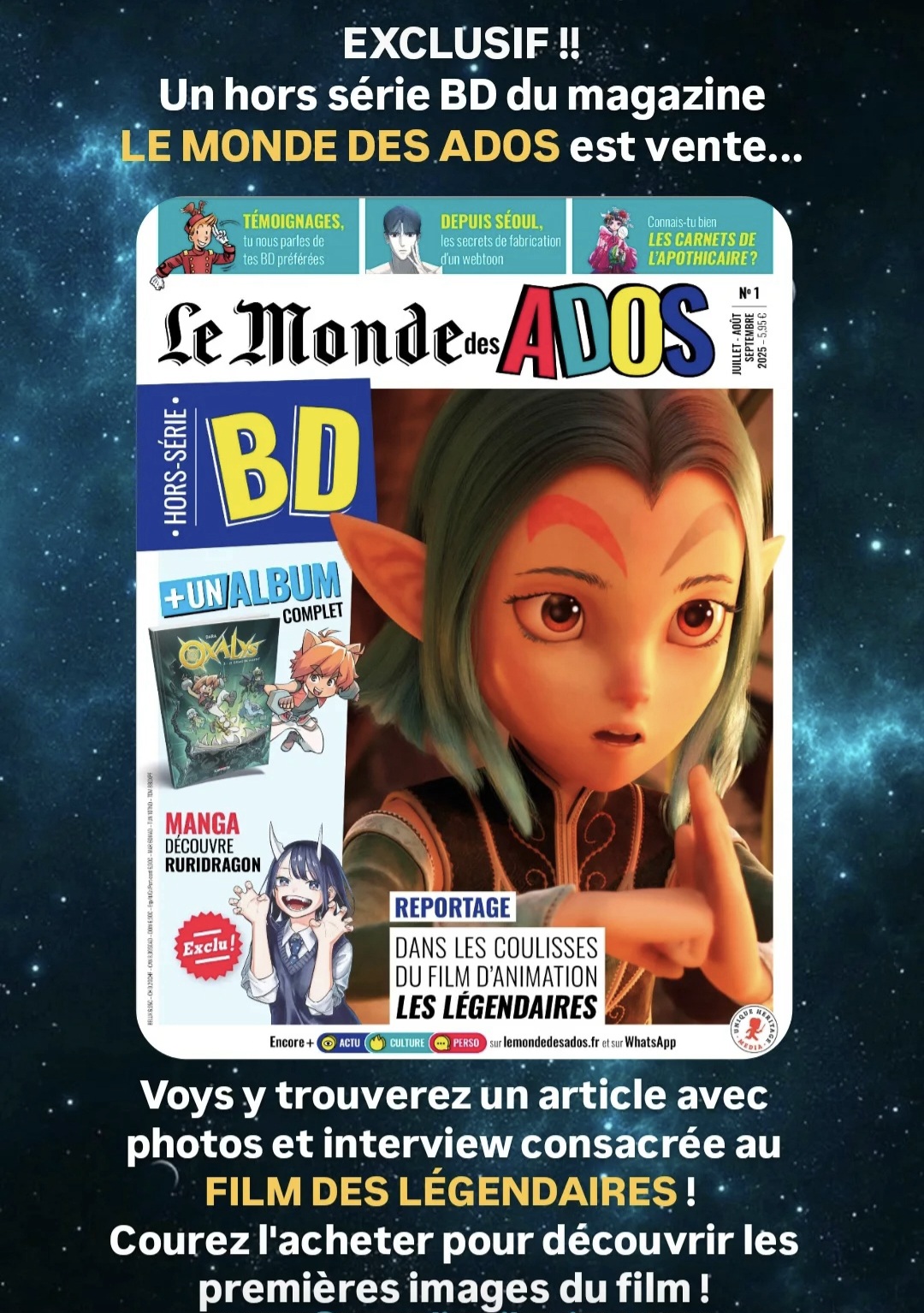 le monde des ados  - hors série BD