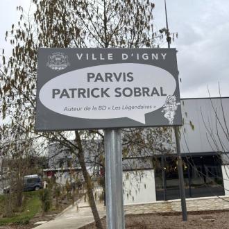 plaque parvis